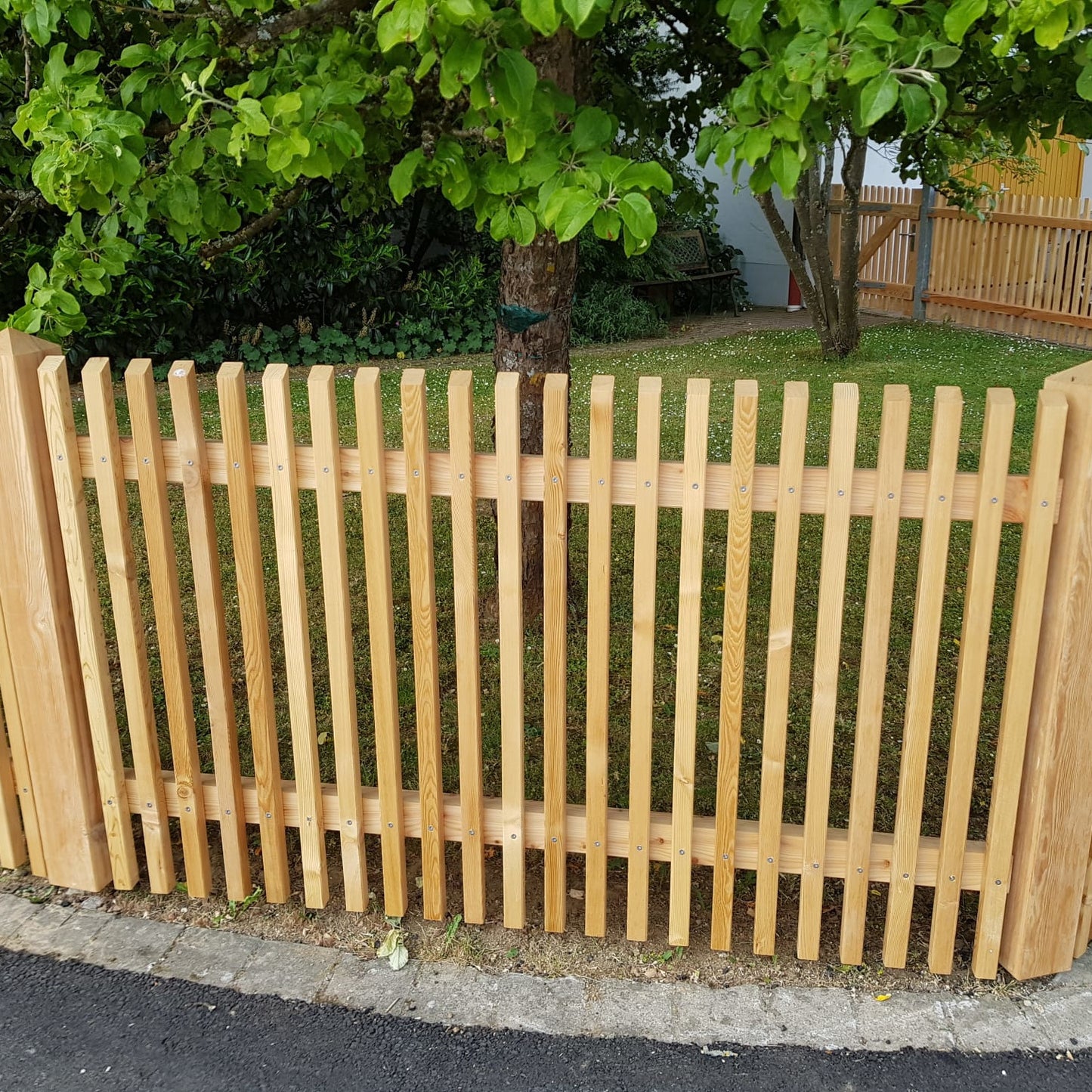 Zaunlatten für Quadratzaun - Lärche unbehandelt