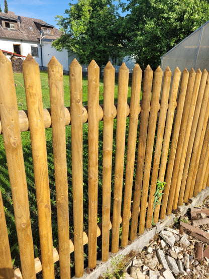Gartenzaun Senkrechter Lattenzaun - Zaunelement - Fichte KDI
