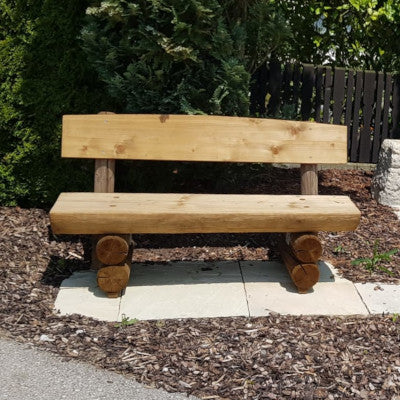 Massive Holzbank Modell Altmühltal