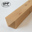 Zaunpfosten Lärche unbehandelt inkl. T-Eisen-Befestigung (IPF-System)