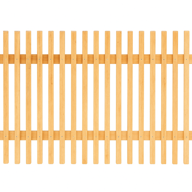 Gartenzaun Quadratzaun - Zaunelement - Lärche - 100 cm Höhe