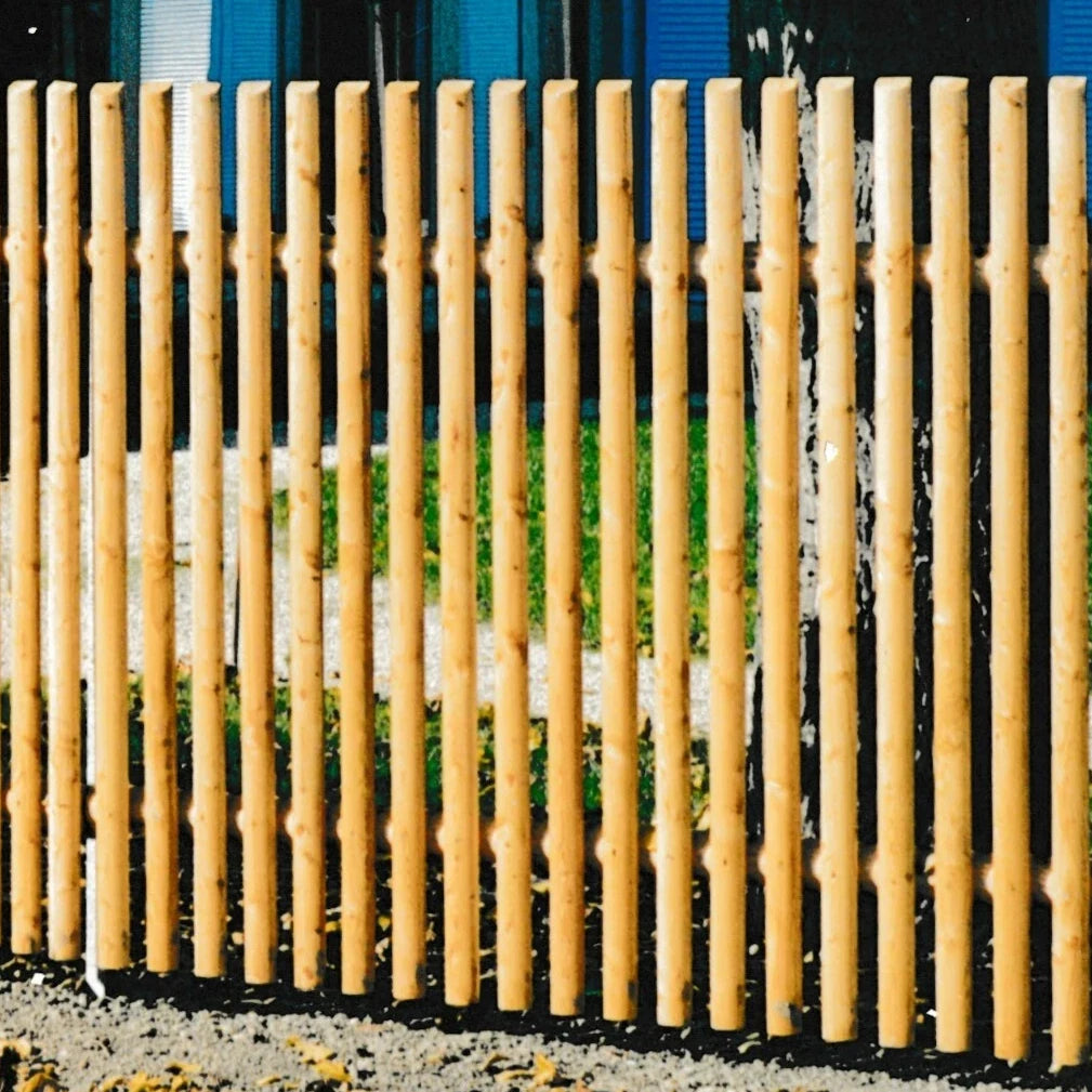 Gartenzaun Senkrechter Lattenzaun - Variante 3E - Zaunelement - Fichte KDI
