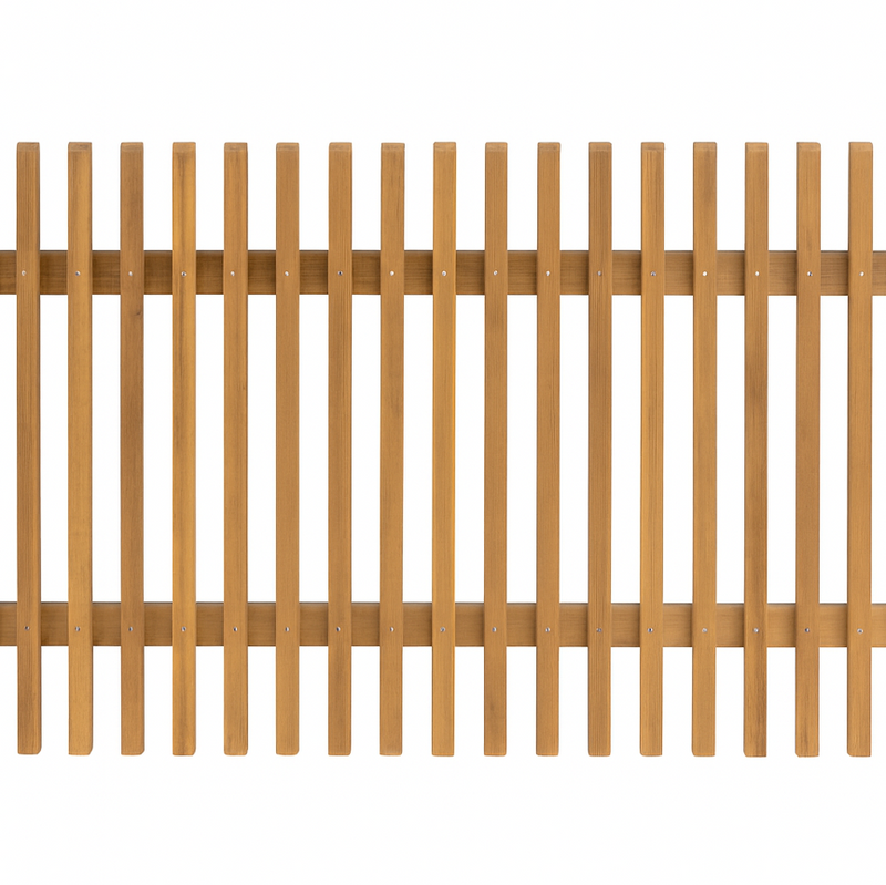 Gartenzaun Quadratzaun - Fichte KDI - Zaunelement - 100 cm Höhe